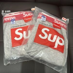 Supreme Red and Gray Boxer Briefs - 2 Pack